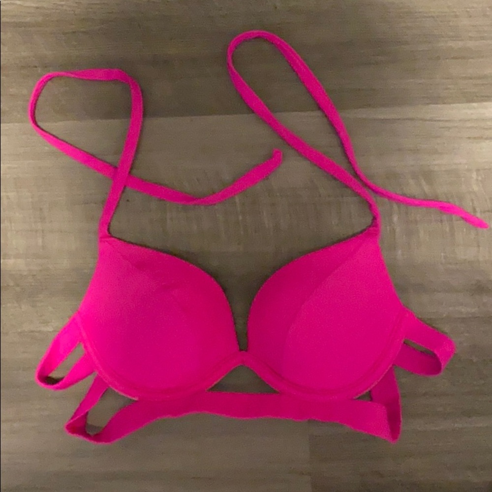 Victoria’s Secret hot pink bikini top